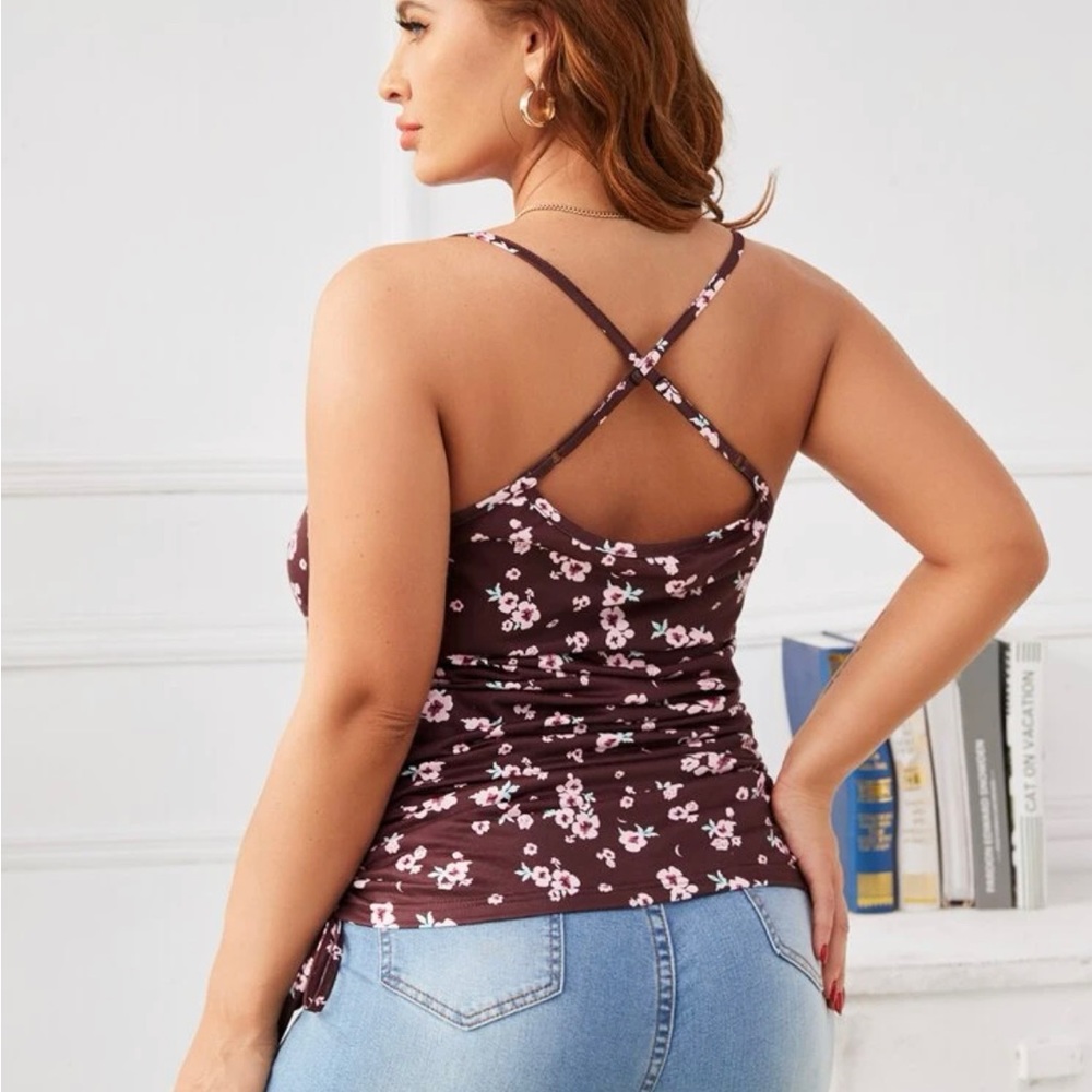 SHEIN cross tank top